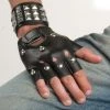 Everything Party By Theme Studded Black Punk Gloves