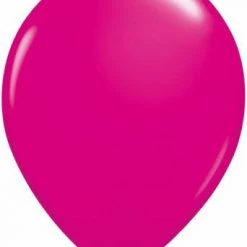 Balloons 11" Qualatex Plain Latex Balloon - Round Fashion Wild Berry
