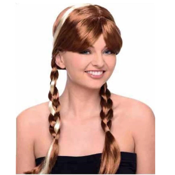 Everything Party School Book Week Costume Wig - Fairytale Princess Anna Style Wig
