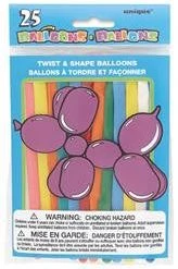 Meteorparty Balloons 25pk Twist & Shape Balloon
