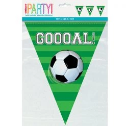 Unique By Theme 3D Soccer Flag Banner 3.65m