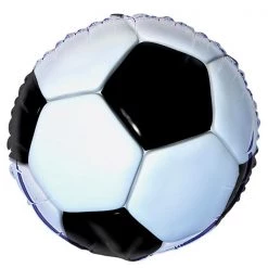 Unique Balloons 18" 3D Soccer Ball Foil Balloon