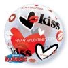 Qualatex Bubble 22" Happy Valentines Day Kisses