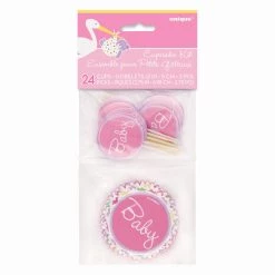 Everything Party Baby Shower Cupcake Kit (Blue, Pink, Yellow)