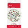 Meteorparty Decorative Puff Ball - Red & Green Dots