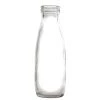 Everything Party Glasses 500ml Glass Milk Bottle With Plastic Lid