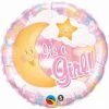 18" Qualatex It's A Girl Celestial Foil Balloon Balloons