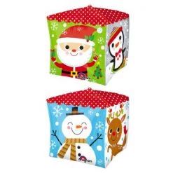 15" Anagram Cubez Holiday Characters Balloon Balloons