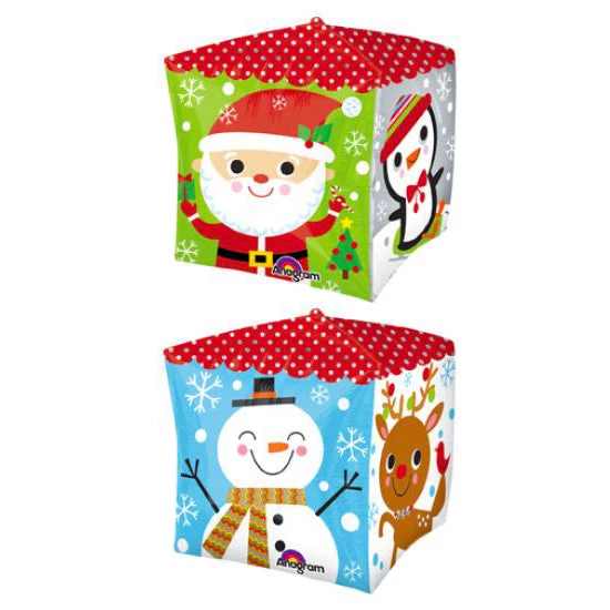15" Anagram Cubez Holiday Characters Balloon Balloons