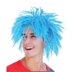 Everything Party School Book Week Costume Blue Spiky Wig
