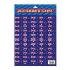 JD Party Australia Flag Stickers By Event