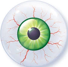 Balloons 22" Qualatex Eyeball Bubbles Balloon