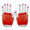 Dr. Tom's By Theme Short Fishnet Gloves - Red