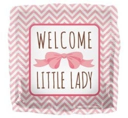Betallic 18" Welcome Little Lady Foil Balloon Balloons