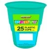 Everything Party 25pk Plastic Cups - Caribbean Teal All Birthday