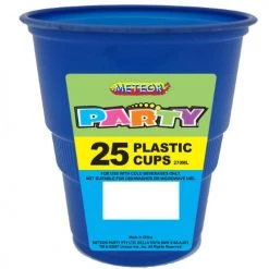 Everything Party 25pk Plastic Cups - Royal Blue
