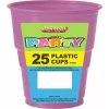 Everything Party 25pk Plastic Cups - Pretty Purple All Birthday