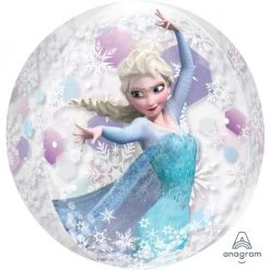 Everything Party Balloons 16" Licensed Orbz Disney Frozen Anna & Elisa Round Balloon