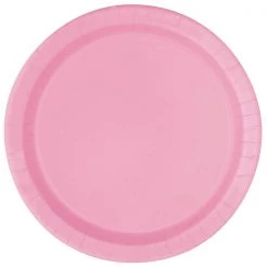 Unique All Birthday 16pk Lovely Pink Paper Plates - 23cm