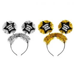 JD Party Happy New Year Tinsel Stars Headband