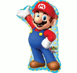 Anagram 33" Licensed Mario SuperShape Foil Balloon Balloons