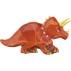 Northern Star Balloons Anagram 35" Triceratops Dinosaur SuperShape Foil Balloon