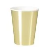 Unique All Birthday 8pk Metallic Gold Paper Cups