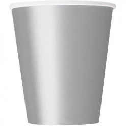 Everything Party 8pk Silver Paper Cups All Birthday