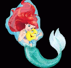 Anagram 29" Licensed Disney Mermaid Ariel SuperShape Foil Balloon Balloons