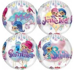 Everything Party 16" Orbz Licensed Shimmer And Shine Balloon