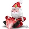 Balloons Anagram Foil Multi-Balloon Christmas Sitting Santa With Gift Box