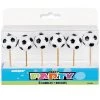 Unique 6pk Soccer Ball Pick Candles