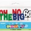 Meteorparty Big 60th Birthday Candle All Birthday