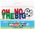 Meteorparty Big 60th Birthday Candle All Birthday