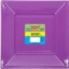 Meteorparty Tableware 5pk Purple Square Plastic Plates