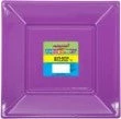 Meteorparty Tableware 5pk Purple Square Plastic Plates