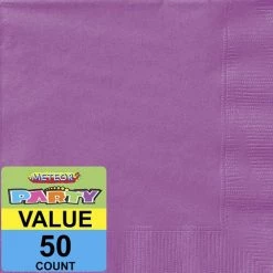Everything Party 50pk Napkins - Pretty Purple