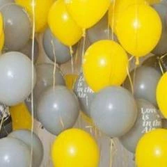 Balloons 11" Qualatex Plain Latex Balloon - Round Fashion Grey
