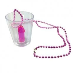 Everything Party Pink Penis Shot Glass Necklace