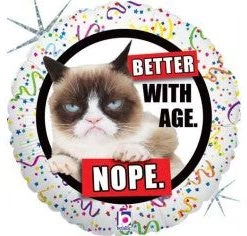 Everything Party 18" Grumpy Cat Foil Balloon