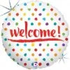 Hallmark Balloons 18" Welcome Rainbow Dots Foil Balloon