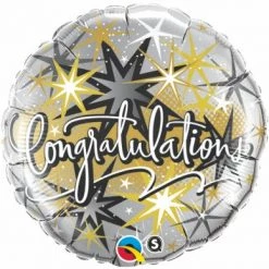 Balloons 18" Qualatex Congratulations Elegant Foil Balloon