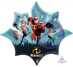 Anagram 35" Licensed Incredibles 2 SuperShape Foil Balloon Balloons