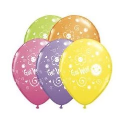 Everything Party 11" Qualatex Get Well Assorted Colour Latex Balloon