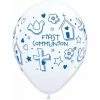 Everything Party 11" Qualatex First Communion Boy Latex Balloon Balloons