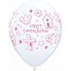 Everything Party 11" Qualatex First Communion Girl Latex Balloon