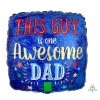 Balloons 17" Anagram Foil Awesome Dad Balloon
