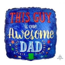 Balloons 17" Anagram Foil Awesome Dad Balloon