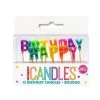 Unique All Birthday Happy Birthday 13 Picks Candle - Rainbow