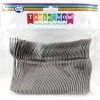 Alpen 50pk Mini Metallic Silver Plastic Forks By Event